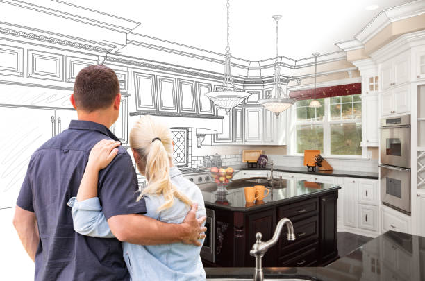 Professional Kitchen Remodeling technician working in Columbus, MN